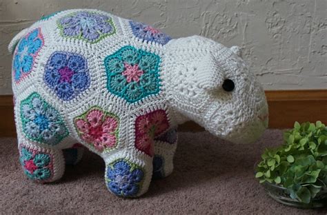 Image result for Crochet African Flower Elephant Tutorial