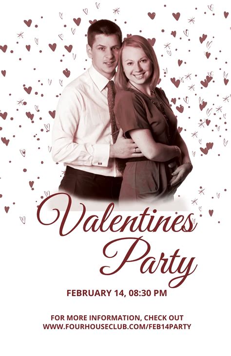 Free Valentine's Day Poster Templates, Editable and Printable