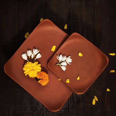 Terracotta Large Square Platter Amalfiee Ceramics Amalfiee Ceramics