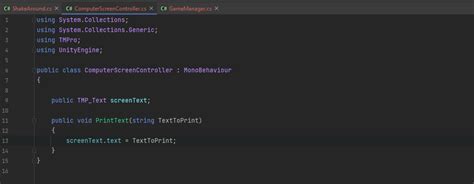 Text-Based Game in Unity 的图像结果