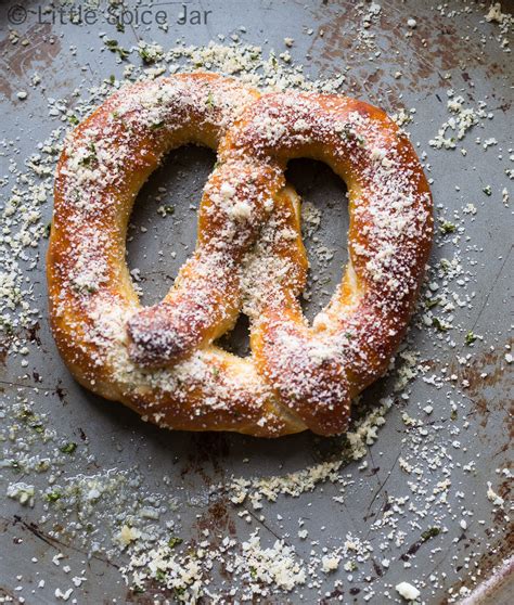 Garlic Parmesan Soft Pretzels + 2 other ways! - Little Spice Jar