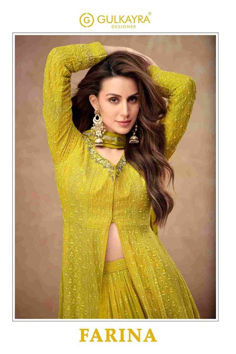 FARINA BY GULKAYRA DESIGNER 7513-A TO 7513-D SERIES DESIGNER SHARARA ...