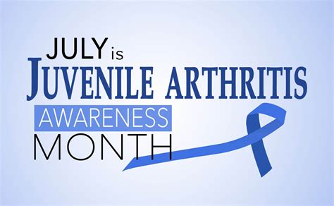 July,Is,Juvenile,Arthritis,Awareness,Month,,Background,With,Blue ...