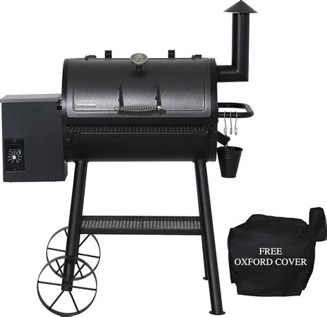 Amazon.com : Captiva Designs Wood Pellet Smoker with Extra Large ...