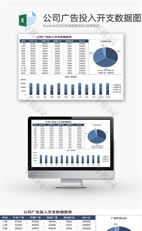 小公司日常开支明细表Excel模板_千库网(excelID：149452)