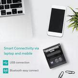 Veer Bluetooth+USB Thermal Receipt Printer 58 mm | Rechargeable Inkles ...