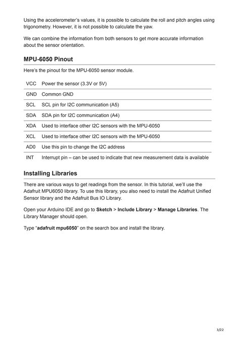 Image result for Accelerometer MPU-6050 Arduino