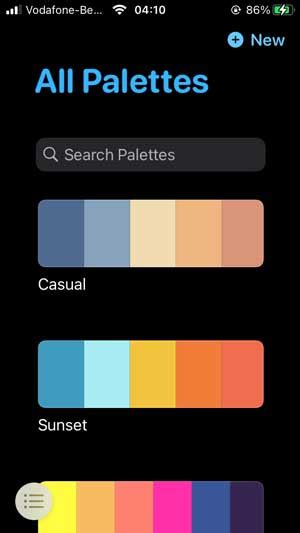 Image result for iOS Color Palette Mark Up