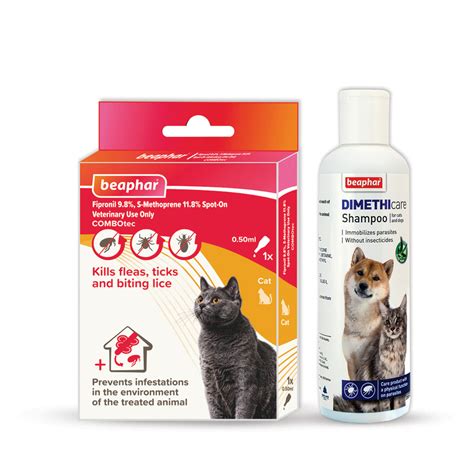 Beaphar Flea & Tick Protection Combo for Cats | Flea & Tick Care