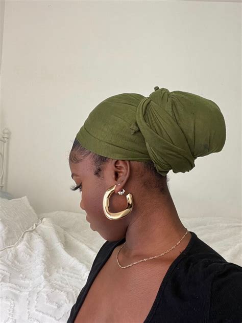 Image result for Scarf Head Wrap Tutorial