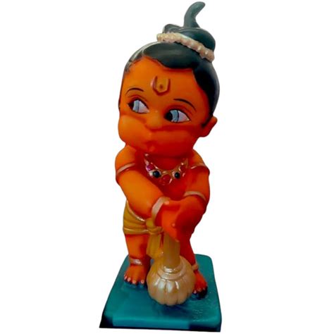 Buy 8 INCH Bal Hanuman Multicolour Sculpture Idol and Figurine for Home ...