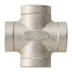 Stainless Steel Screw-in Pipe Fitting, Cross | YODOSHI | MISUMI India