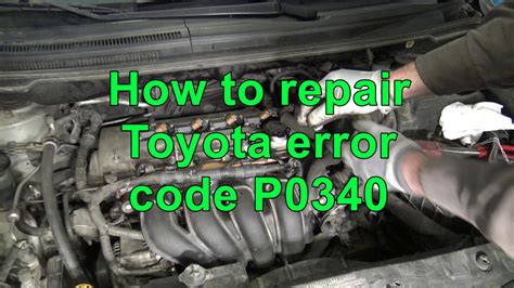 Image result for Toyota Fault Code P0340