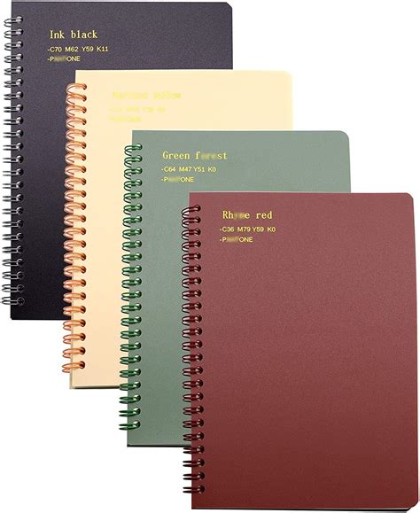 Yansanido B5 Spiral Notebook, 4-Pack - 80 Sheets, India | Ubuy