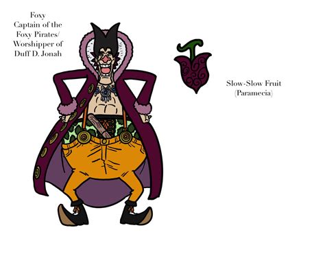 Foxy One Piece Wanted Poster