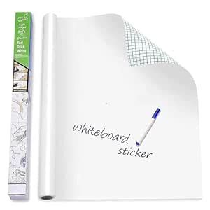 QUIRKMALL Whiteboard Self Adhesive Wallpaper Sticker for Kids Home ...