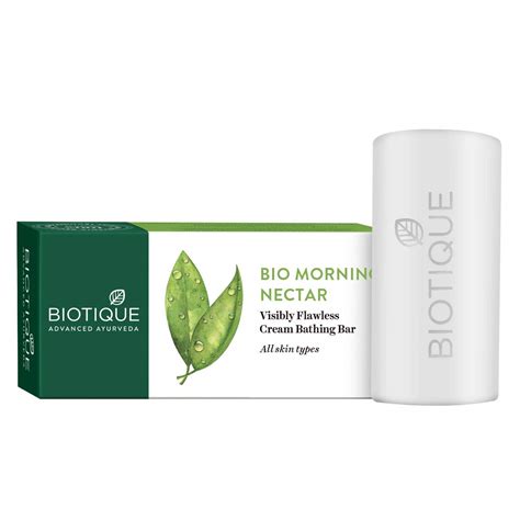 Biotique Morning Nectar Moisturizing Cream Bathing Bar, 150g : Amazon ...