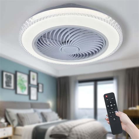 AIRUIXIO YXW Ceiling Fan with Light Flush Mount,Modern India | Ubuy