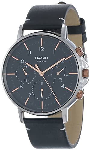 Casio Enticer Men Analog Black Dial Watch-MTP-E321L-1AVDF : Amazon.in ...
