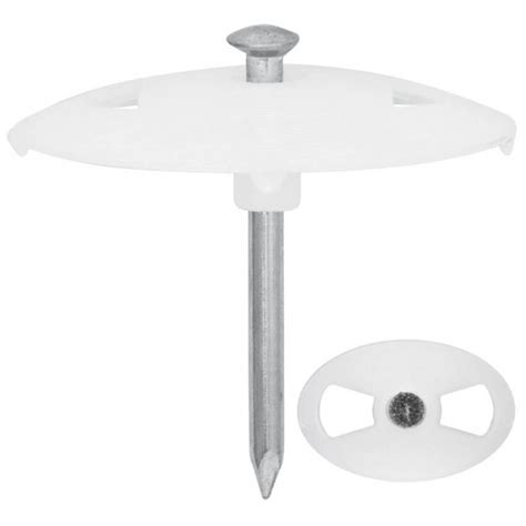 Nagelscheibe, NAGEL-FIX, mit Stahlnagel, Scheibe 40 x 25 mm-3,5 mm ...