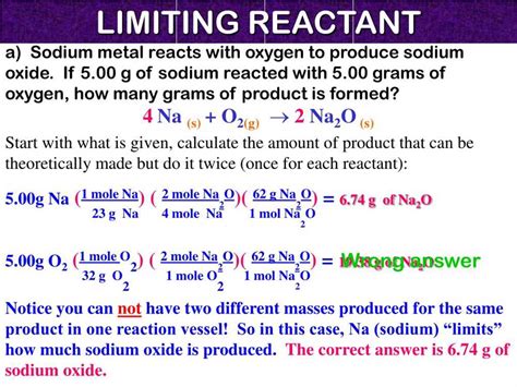 Calculating Limiting Reactant Problems 的图像结果