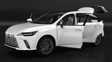 3D Lexus RX 350 2023 Luxury SUV White - TurboSquid 2040952