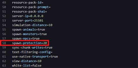 Image result for Enable Spawn Protection Minecraft