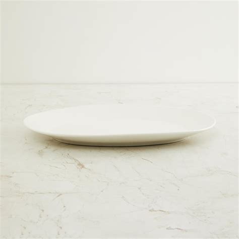 Buy Marshmallow Bone China Oval Platter - 34.3x28.4cm from Home Centre ...