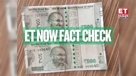 Rs 500 notes banned or not? ET NOW Fact Check - Know truth behind viral ...