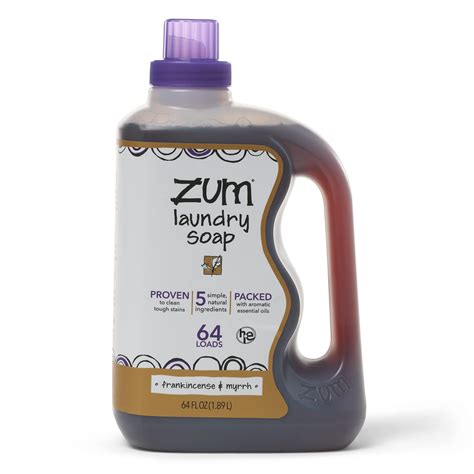 Indigo Wild Zum Clean Laundry Soap Frankincense Myrrh 64 fl oz ...
