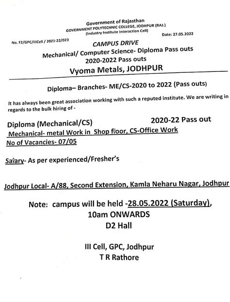 Government Polytechnic College, Jodhpur