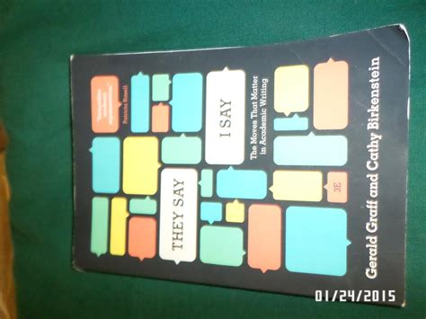 Amazon.com: "They Say / I Say": The Moves That Matter in Academic ...