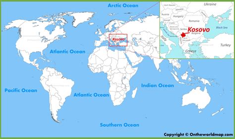 Kosovo Location On The World Map - Ontheworldmap.com