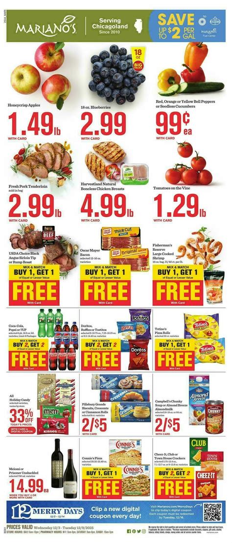 Mariano's Weekly Ad & Deals from December 3