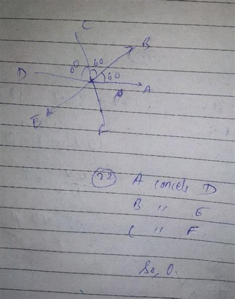 A,B,C,D,E and Fare coplanar vectors having the same magnitude each of ...