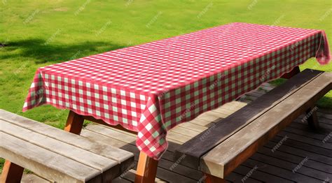 Premium Photo | Outdoor picnic table cloth