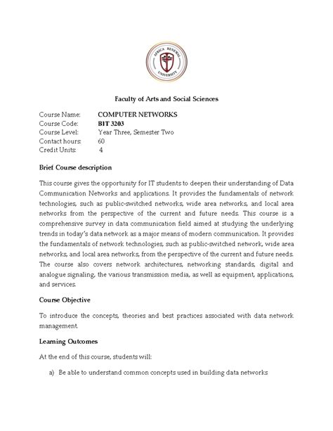 Image result for Computer Networks Course