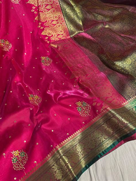 Banarasi Satin Silk Saree Collection | Satin Silk Sarees Online ...