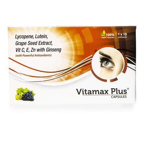 Buy Vitamax Plus | 100% Vegan s 1000mcg Lutein, 4000 mcg Lycopene, 5000 ...