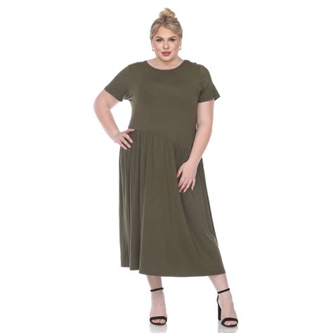Short Sleeves Maxi Dress - Plus – Dressbarn
