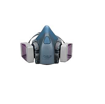3M 7502 Half Facepiece Reusable Respirator with 3M 7093 P100 ...