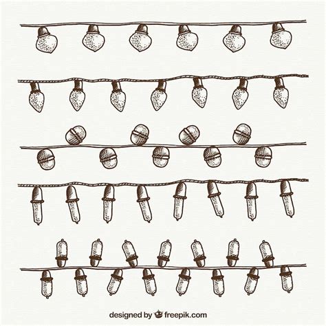 Images de Guirlande lumineuse dessin – Téléchargement gratuit sur Freepik