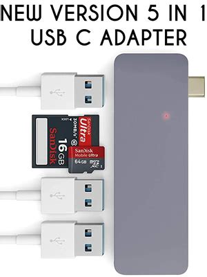 POWERUP® USB-C Dual HUB for MacBook Pro/MacBook 13 inch | 5-in-1 ...