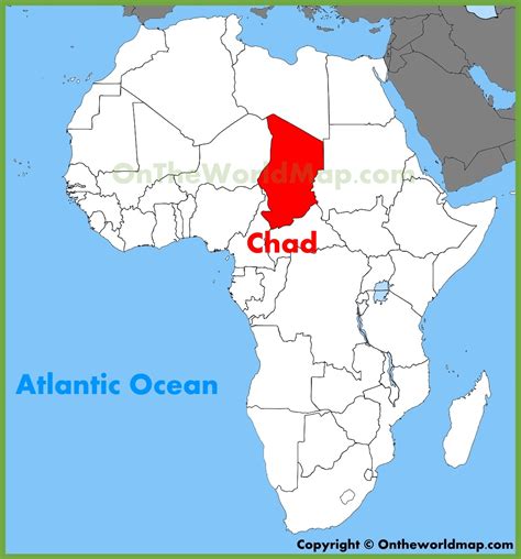 Chad Language Map