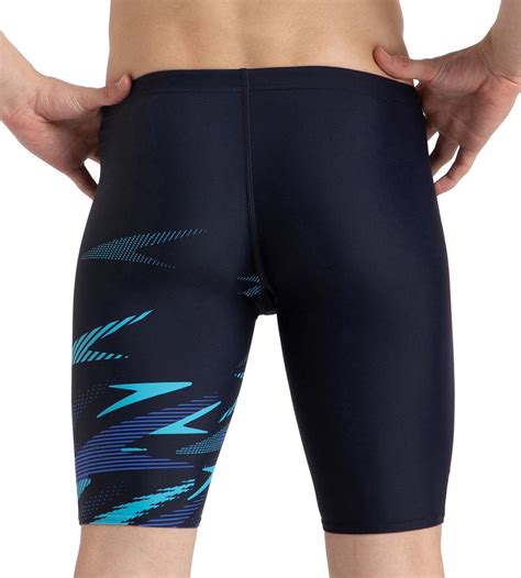Buy Speedo Men's Endurance10 Hyperboom Print V-Cut Jammer - True Navy ...