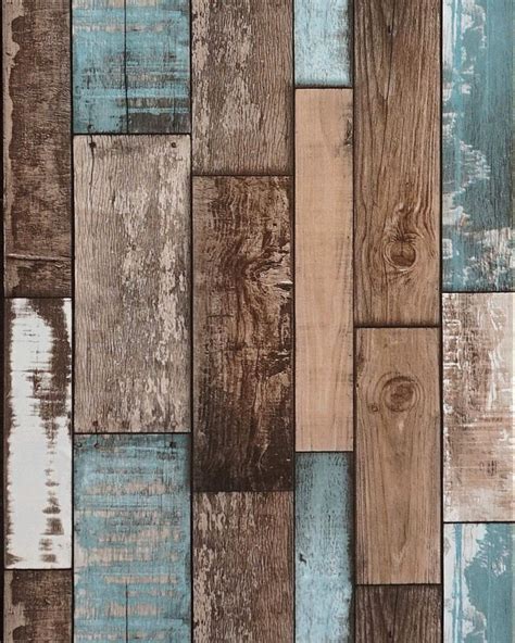 Buy EeeComing 197" x 17.7" Wood Plank Wallpaper Wood Peel and Stick ...