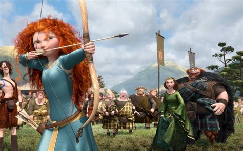 Brave HD Wallpaper – Merida and Royalty Queen Elinor & King Fergus in ...