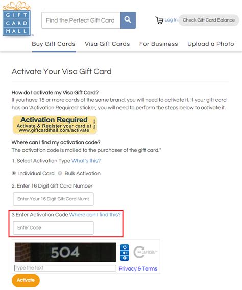 Image result for Gift Card Activation Code
