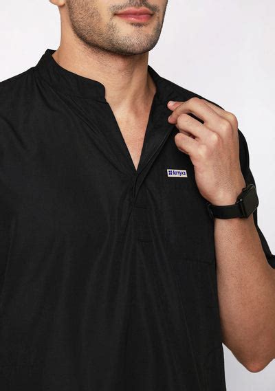 Buy Men Mandarin Collar Scrub For Doctors & Nurses Online – Knya