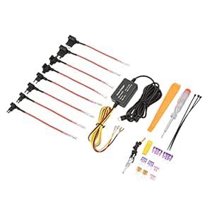 Dash Cameras Hard Wire Kit, Overcurrent Protection Continuous Power ...